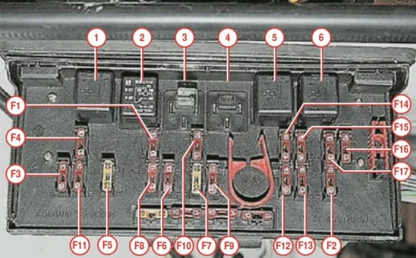 2107 фото блока предохранителей