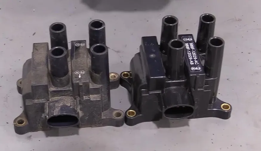 ford focus 1 сравниваем старую и новую катушку