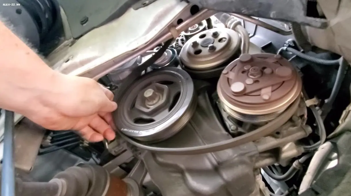 honda jazz remove alternator belt, хонда джаз снять ремень генератора и кондиционера