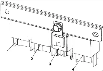 Киа Рио 1 поколения, 2000, 2001, 2002, 2003, 2004, 2005 года выпуска расположение и схема реле в салоне, реле вентилятора печки, реле обогрева стекла, реле поворотов, реле сигнала