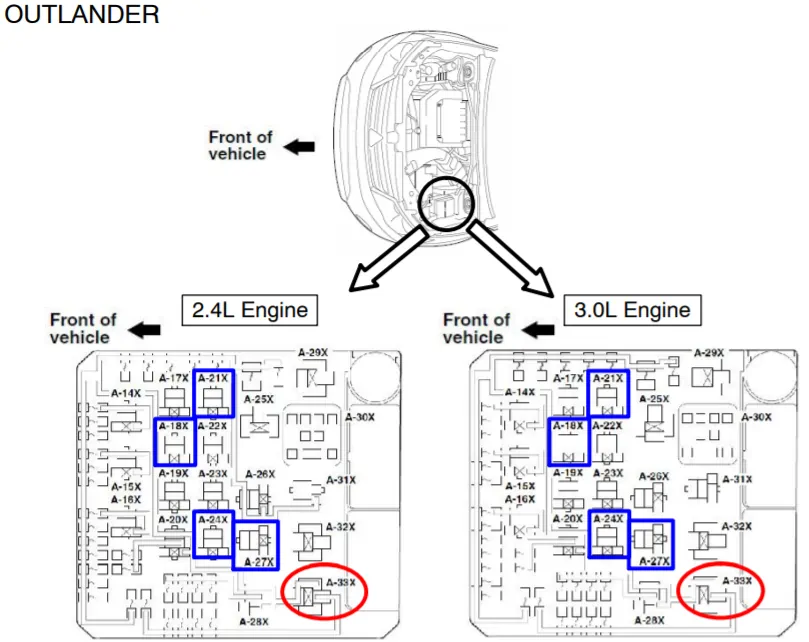 mmc outlander эти реле нужно заменить