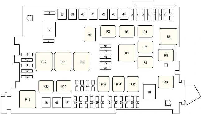 toyota prado 120 блоки под капотом
