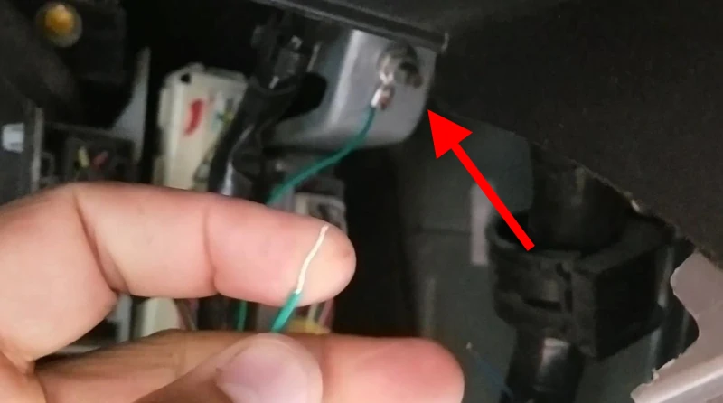 Toyota Tacoma провод массы для обхода TMPS